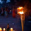 (Natural) Tiki Torch Set of 6 Bamboo Flame Light 7