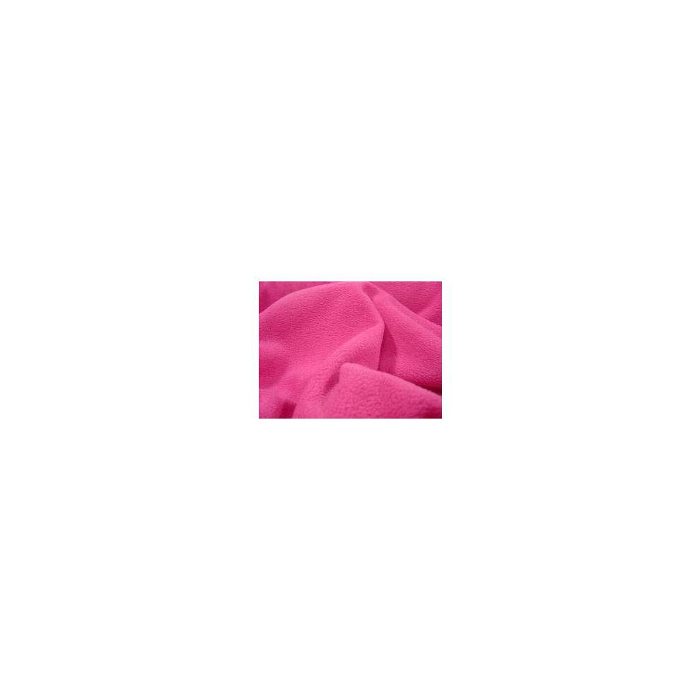 (Hot Pink,  Metre (100cm x 150cm)) Soft Anti Pill Polar Fleece Fabric Material