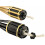 (Natural) Tiki Torch Set of 6 Bamboo Flame Light 8