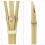(Natural) Tiki Torch Set of 6 Bamboo Flame Light 4