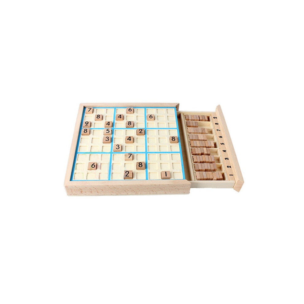 () Sudoku Chess Logic Training Board Children Intelligence Toys Gifts Wooden Game with Books Sets