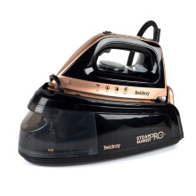 Beldray BEL01137-150 Surge Pro Steam Iron 2400W - Ceramic Soleplate, Detachable 1.2L Tank, Vertical Steam, Anti-Drip/Anti-Calc, Rose Gold