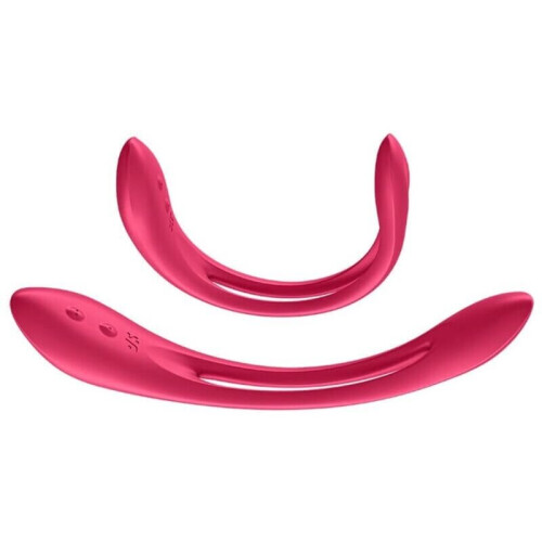 SATISFYER ELASTIC JOY MULTI VIBRATOR - RED 2