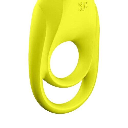 SATISFYER SPECTACULAR DUO RING VIBRATOR YELLOW 1