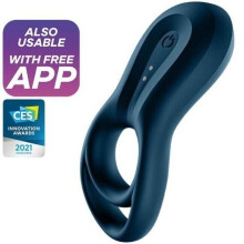 SATISFYER EPIC DUO RING VIBRATOR BLUE