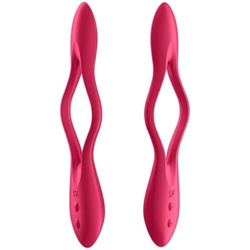 SATISFYER ELASTIC JOY MULTI VIBRATOR - RED 1