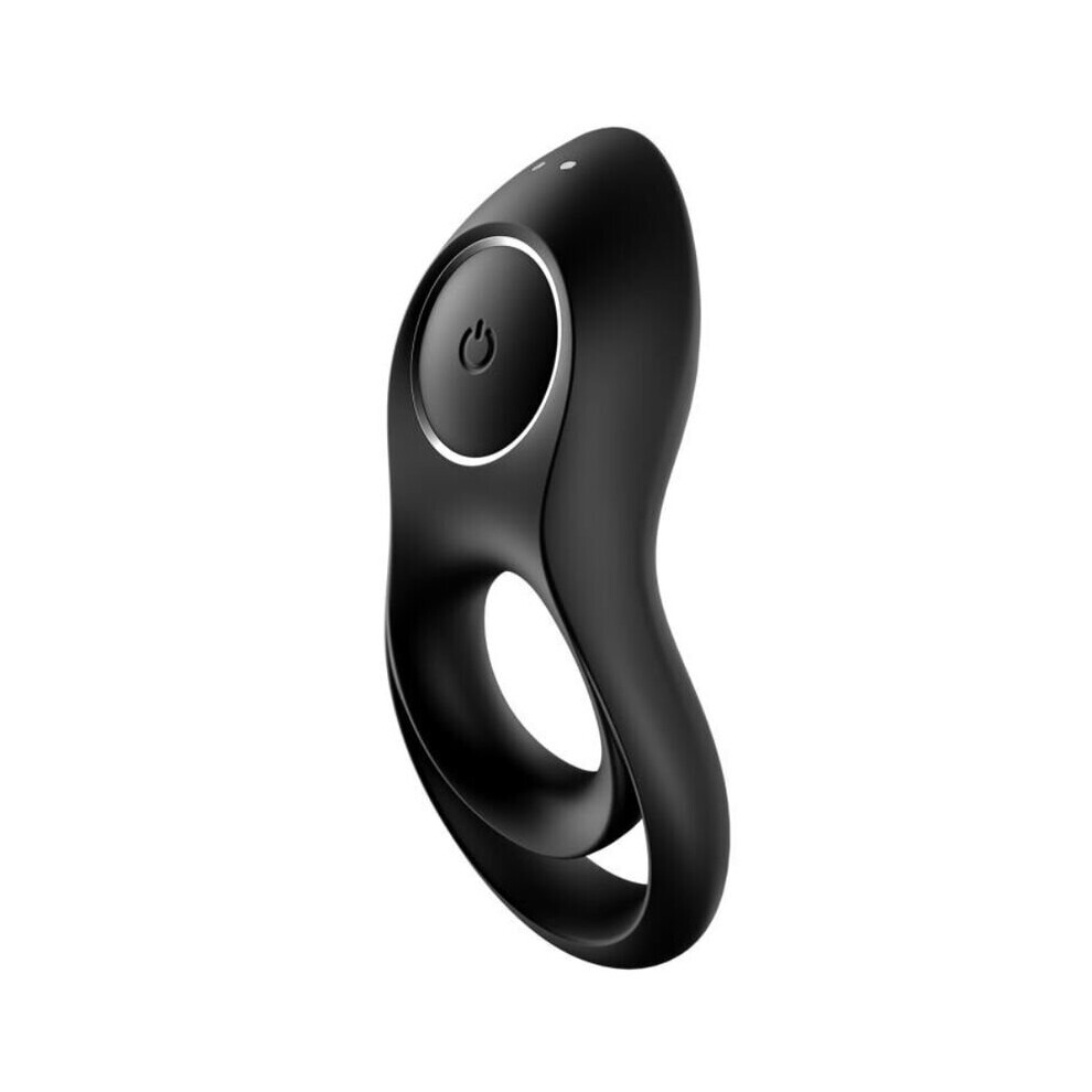 SATISFYER LEGENDARY DUO RING VIBRATOR - BLACK