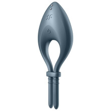 SATISFYER BULLSEYE RING VIBRATOR - GREY
