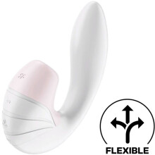 Satisfyer - Klitorisstimulator med vibrator SUPERNOWA (hvid)