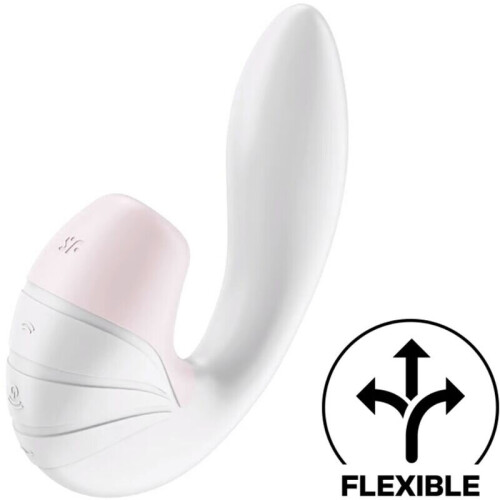 Doppelstimulator - Satisfyer - Supernova - Weiß - Klitorisstimulation - Doppelte Penetration