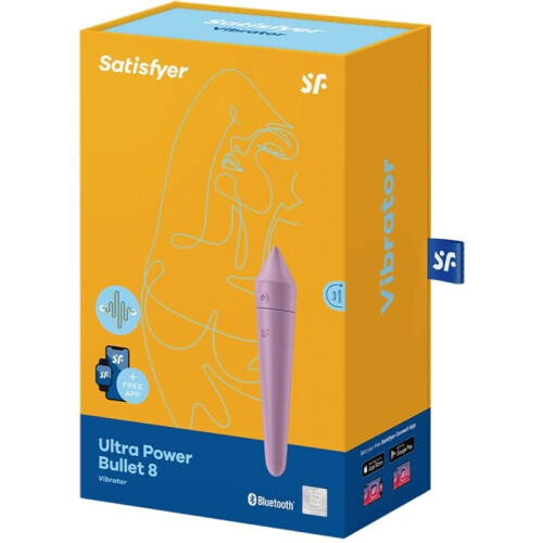 SATISFYER ULTRA POWER BULLET 8 - LILAC 2