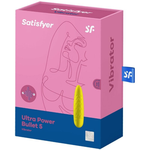SATISFYER ULTRA POWER BULLET 5 - YELLOW 2