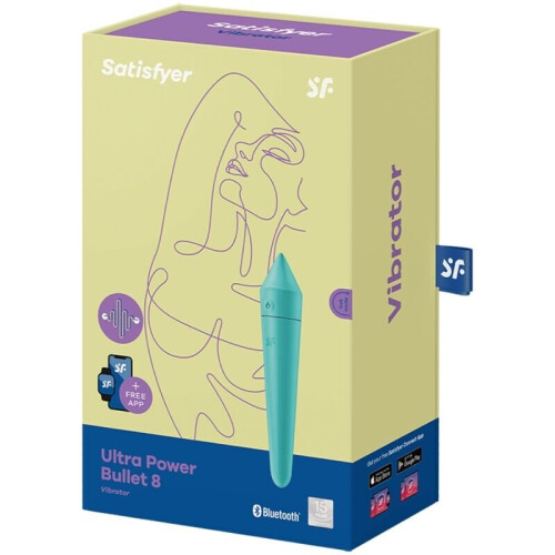 SATISFYER ULTRA POWER BULLET 8 - TURQUOISE 2
