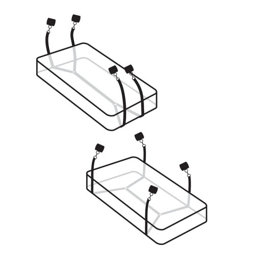 FETISH FANTASY WRAPAROUND MATTRESS RESTRAINTS. 1