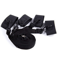 OHMAMA FETISH NYLON VELCRO BED BONDAGE RESTRAINTS