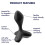 SATISFYER GAME CHANGER PLUG VIBRATOR - BLACK 4