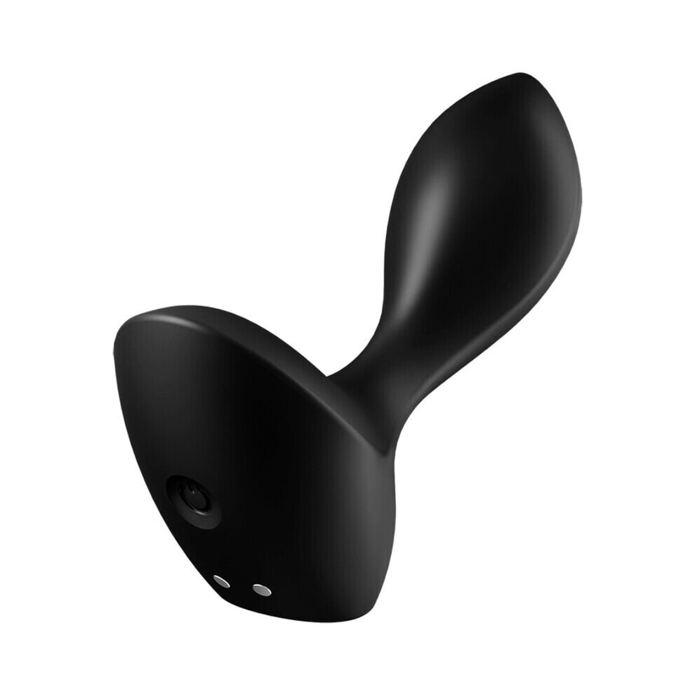 SATISFYER BACKDOOR LOVER VIBRATING PLUG - BLACK