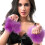 SECRETPLAY PURPLE MARABOU HANDCUFFS 1