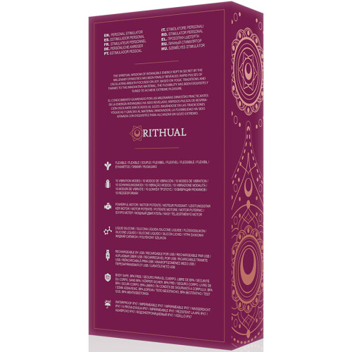 RITHUAL KRIYA G-SPOT STIMULATOR RECHARGEABLE ORQUIDEA 2