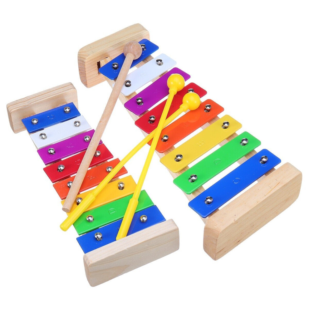 () 8 Notes Wooden Xylophone Education Musical Toy for Children