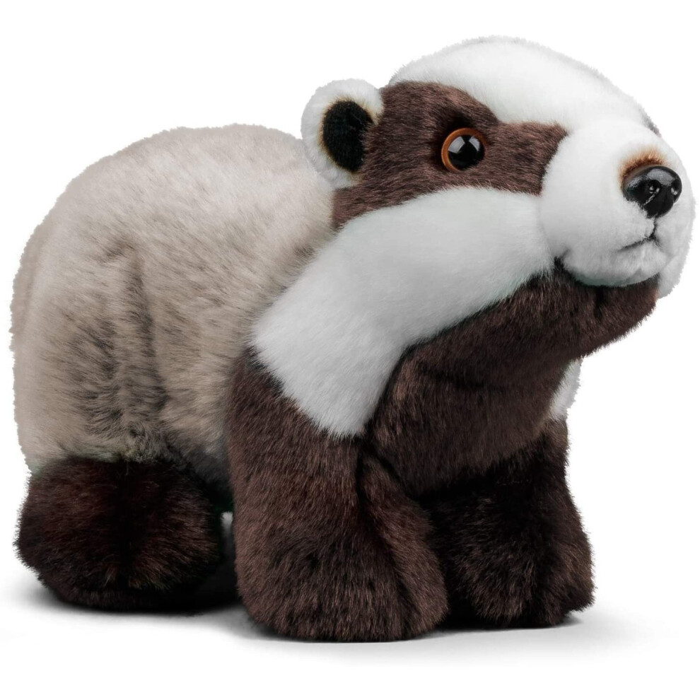 Tobar Animigos World of Nature Badger Soft Plush Toy