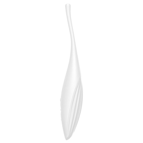 SATISFYER TWIRLING JOY CLIT TIP STIMULATING - WHITE 1