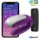 SATISFYER DOUBLE FUN PARTNER VIBRATOR - PURPLE 1