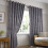 Tivoli Eyelet Curtains Silver 90" x 108" 1