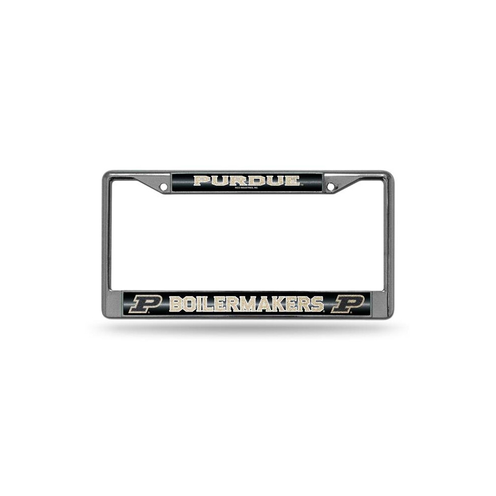 Rico Industries Fcgl200202 Ncaa Purdue Boilermakers Bling Chrome Frame 094746835019