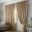 Tivoli Eyelet Curtains Latte 46" x 90" 1