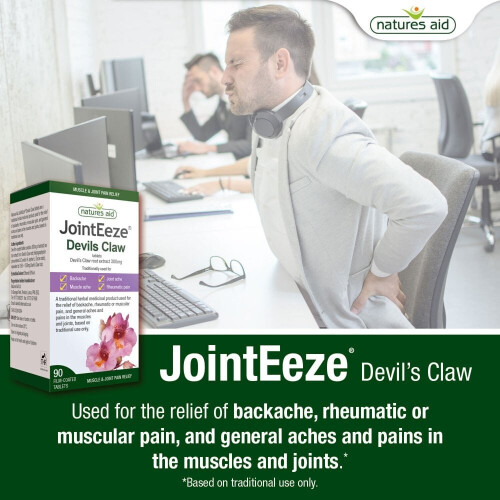 Natures Aid Natures Aid JointEeze Devil's Claw, 90 Tablets 1