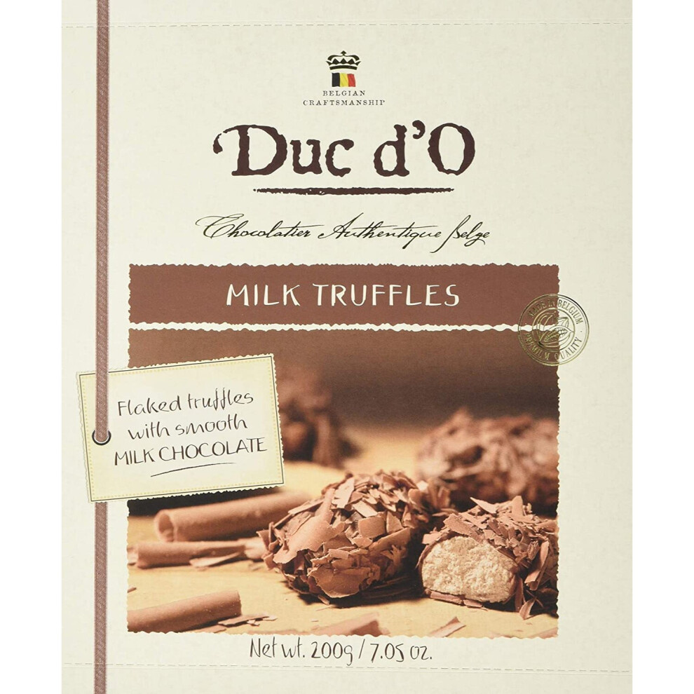 Duc d'O Milk Chocolate Truffles 200 g