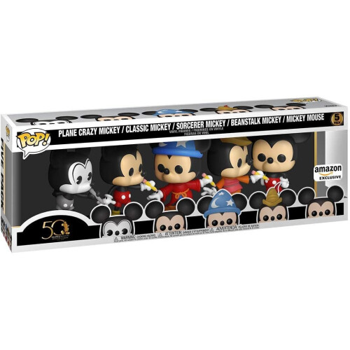 Funko Archives Pop Disney - Mickey Mouse 5 Pack Amazon Exclusive Multicolor (51118)