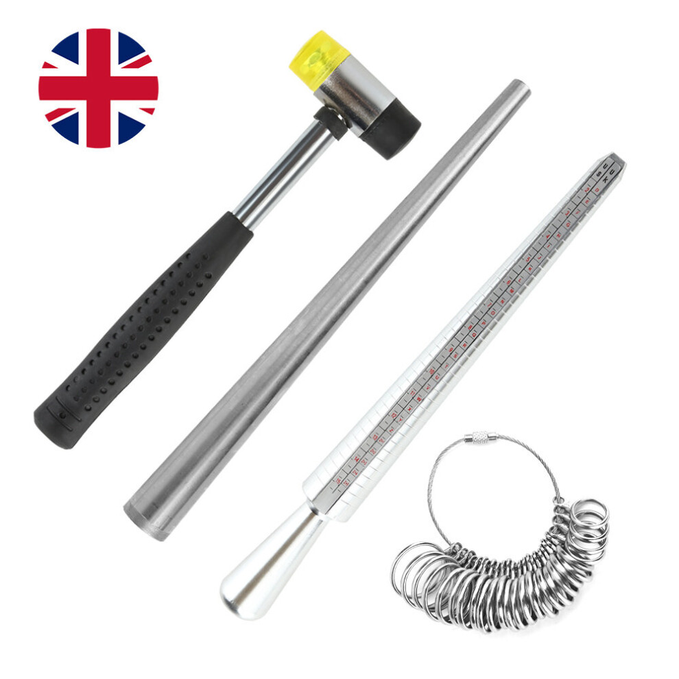 Ring Sizer A-Z Mandrel Stick &Finger Gauge Jewellery Measuring Tool