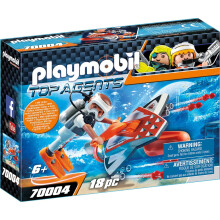 PLAYMOBIL 70004 Top Agents Spy Team Underwater Wing Multi-Coloured