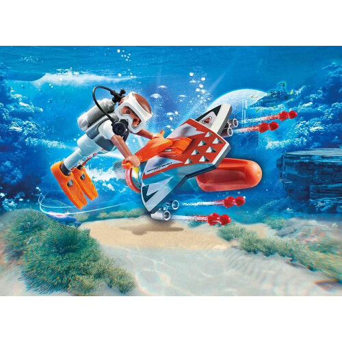 PLAYMOBIL PLAYMOBIL 70004 Top Agents Spy Team Underwater Wing Multi-Coloured 1