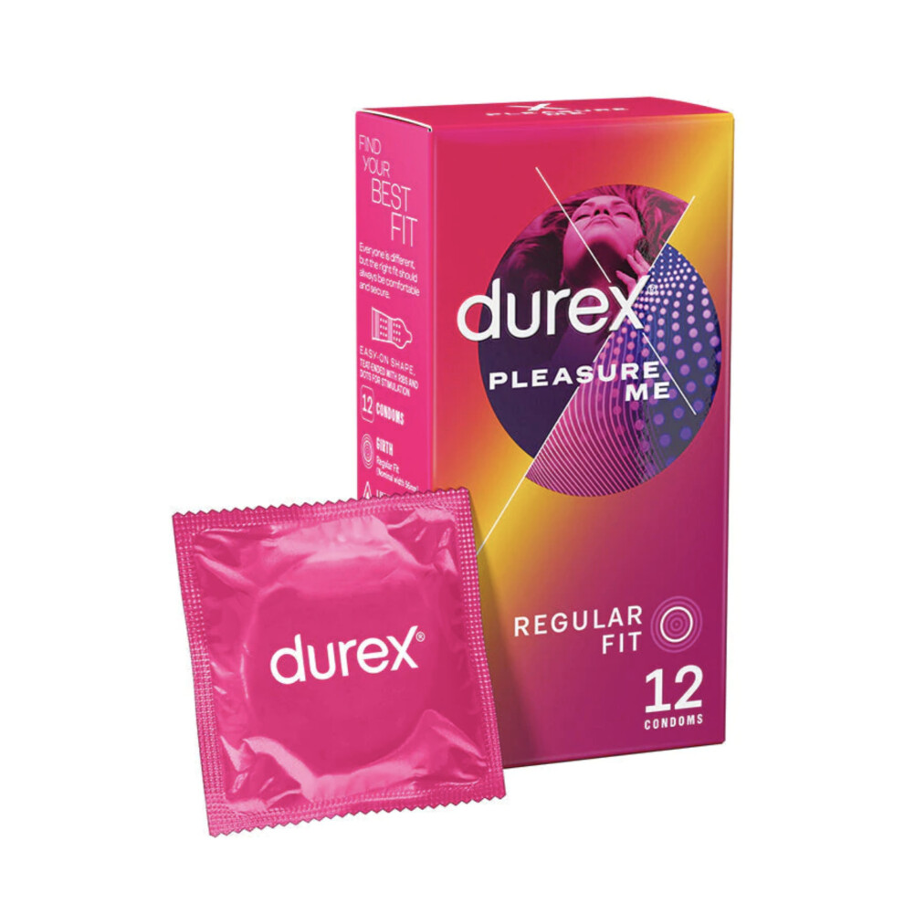 Durex - Pleasure Me Condoms - 12 Pack