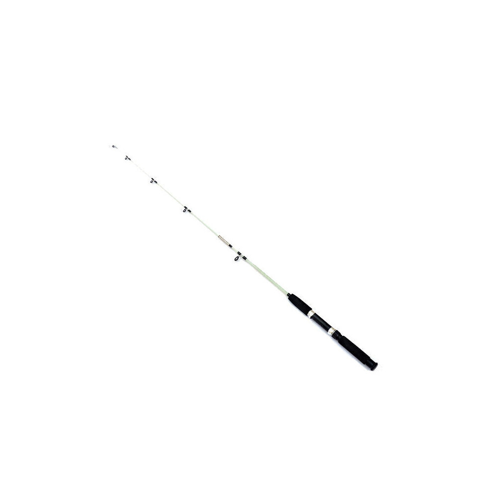 (1.50M) Transparent Solid Fiber Glass Fishing Rod 1.35M 1.5M 1.65M 2 Sections Sea Fishing Pole