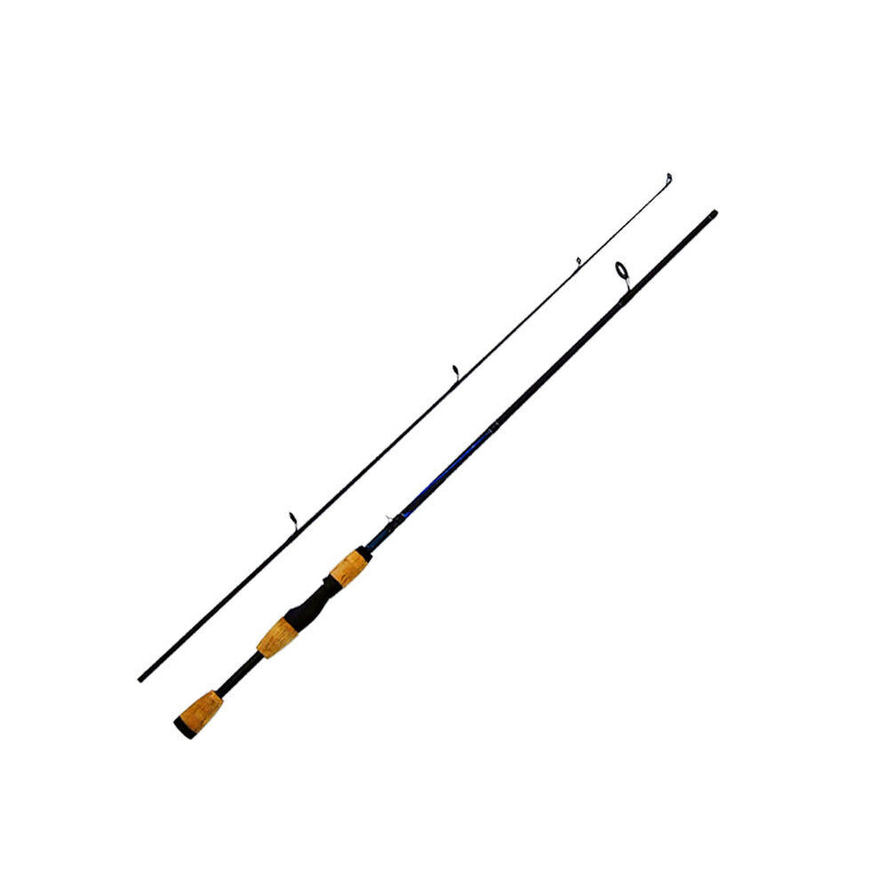 (spinning rod) Carbon Fiber 1.8m 2 Section Spinning/Casting Fishing Rod Wooden Handle Fishing Pole