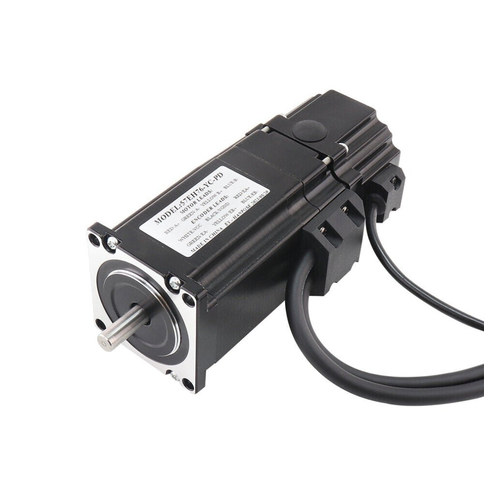 (57EH76-YC-PD motor) Permanent Magnet Brake Closed-loop Stepping Motor Servo Motor 4.0A 2.2N.m 57 Stepper Motor Nema23