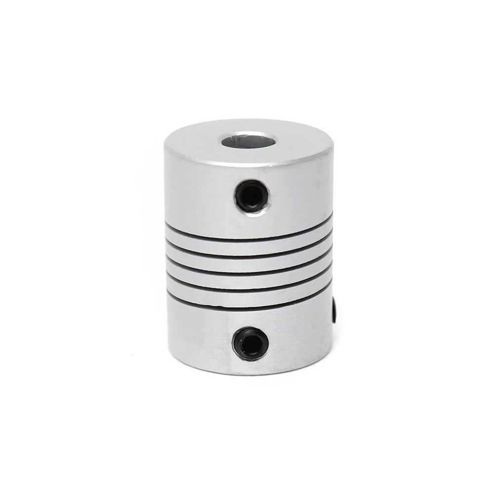 6mm x 8mm Aluminum Flexible Shaft Coupling OD19mm x L25mm CNC Stepper Motor Coupler Connector