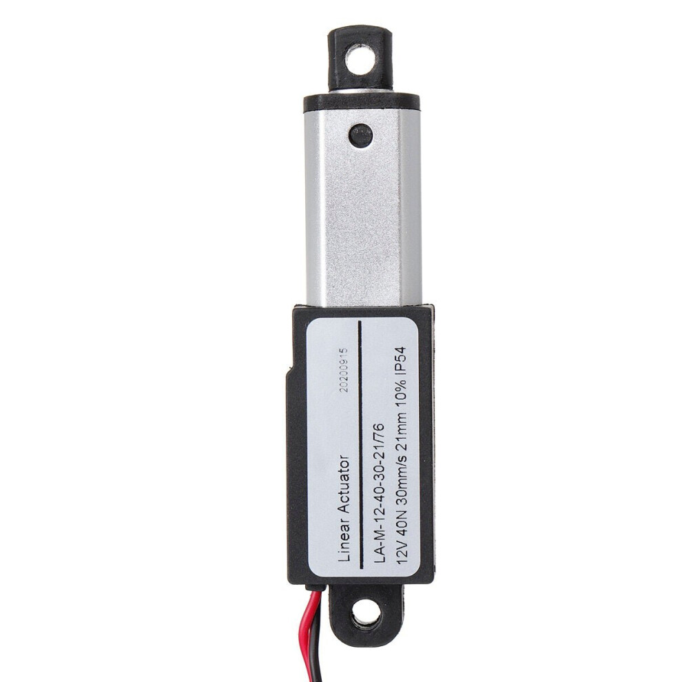 (15Mm/S) Dc 12V 9.5/15/30Mm Mini Linear Actuator Motor Telescopic Rod Linear Reciprocating Motor Lifter Electric Push Rod 3654659388063