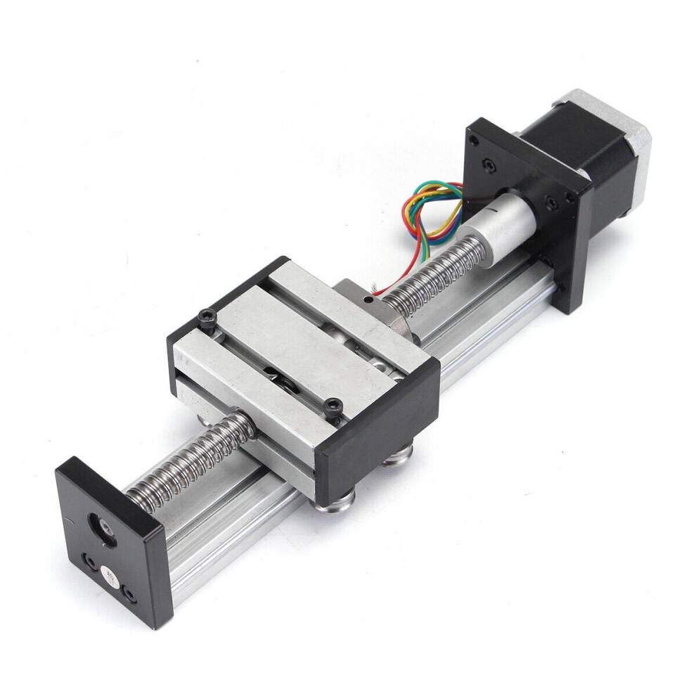 100mm Long Stage Actuator Linear Stage Ball Screw Linear Slide Stroke With 42mm Stepper Motor