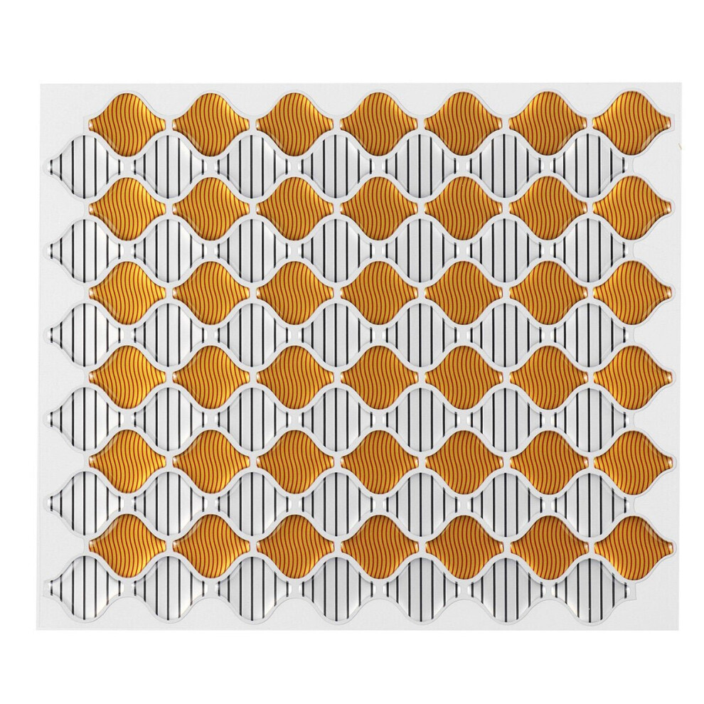 3D Wall Sticker Waterproof Tile Decal Kitchen Home Living Room DIY Decoration 21.3x25cm
