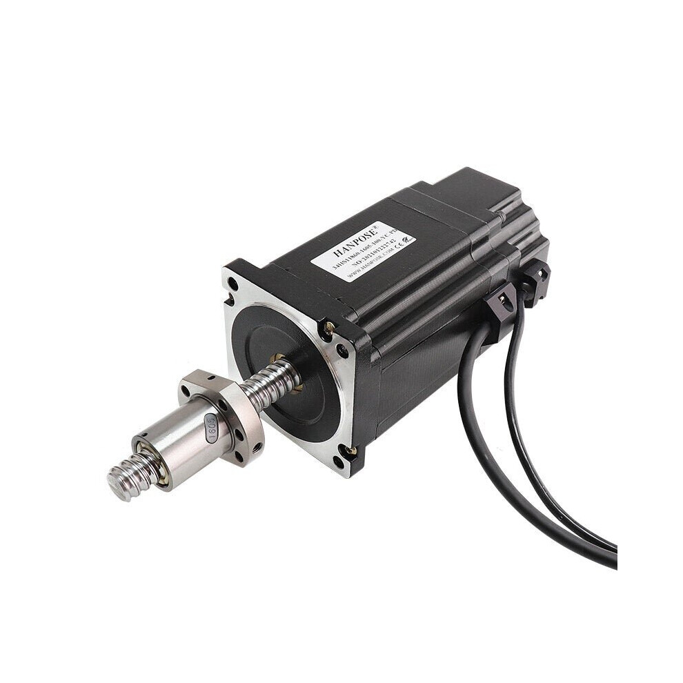 (80mm, 100mm) 86 Linear Ball Screw Stepper Motor 6.0A Torque 8N.M 100/200/300mm Ballscrew Stepper Motor for 3D Printer CNC Milling Machine