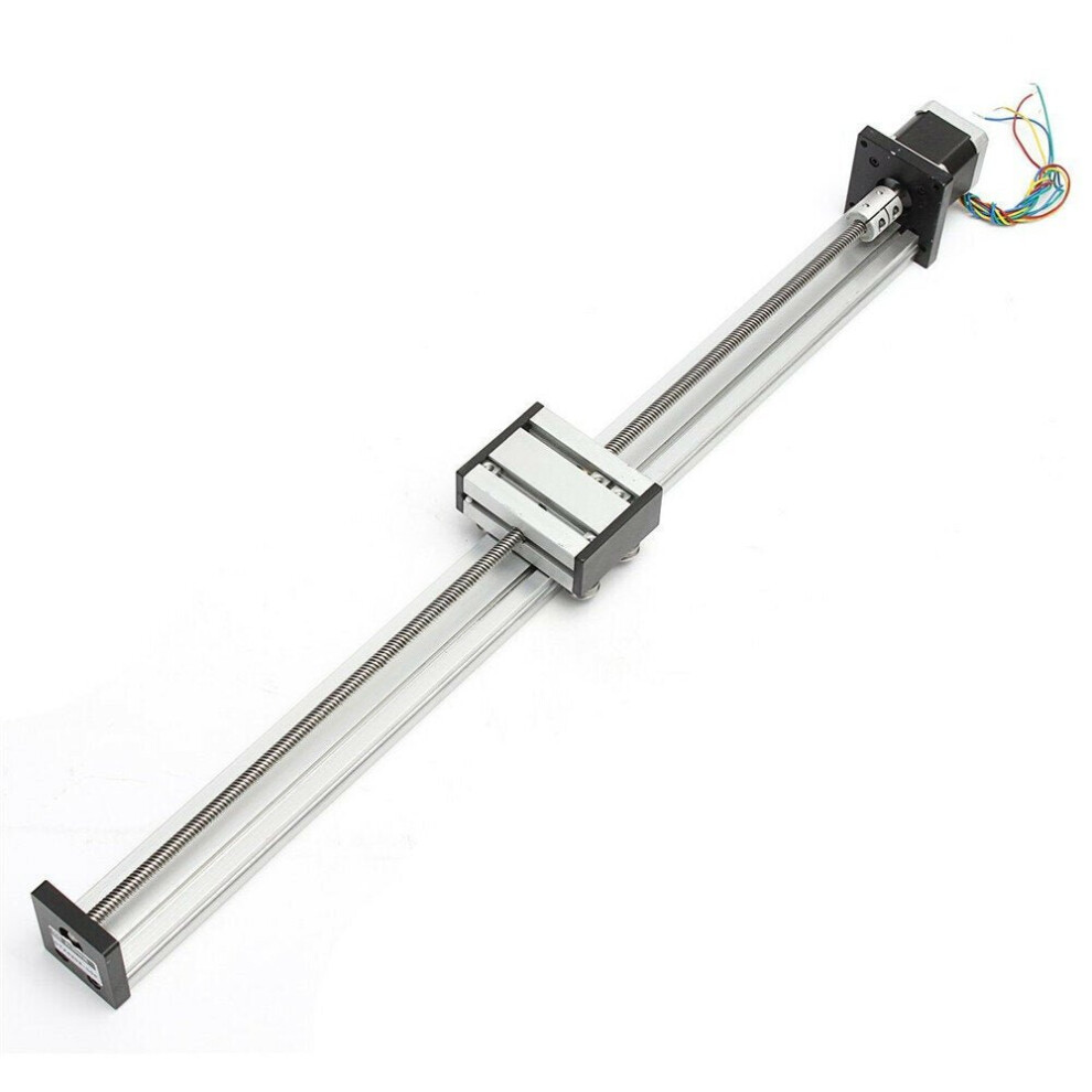 (500mm) 100-500mm Stroke Linear Actuator CNC Linear Motion Lead Screw Slide Stage with Stepper Motor