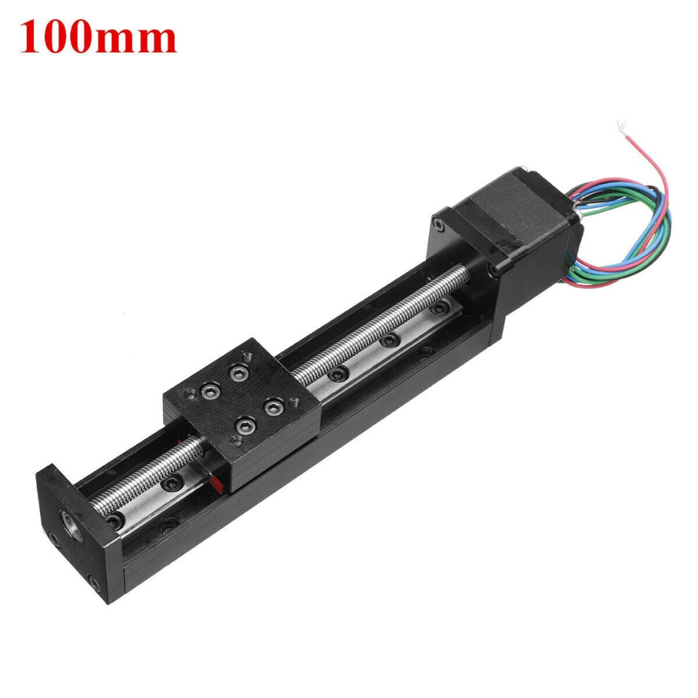 (100Mm) 50/100/150/200Mm T6 Linear Cnc Slide Stage Actuator Motor Stepper Stroke Actuator 6112211928319