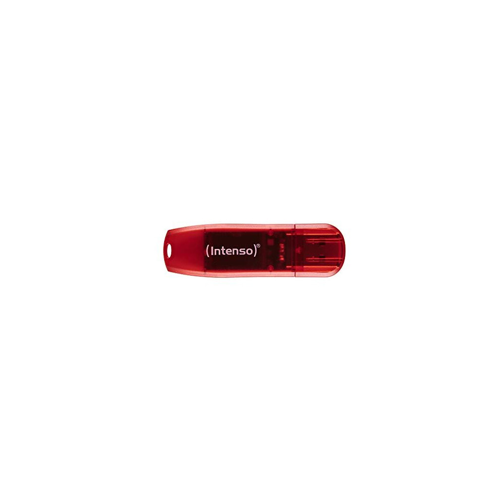 Intenso Rainbow Line 128 Gb - Flash Drive - Usb 2.0, Red 4034303029976