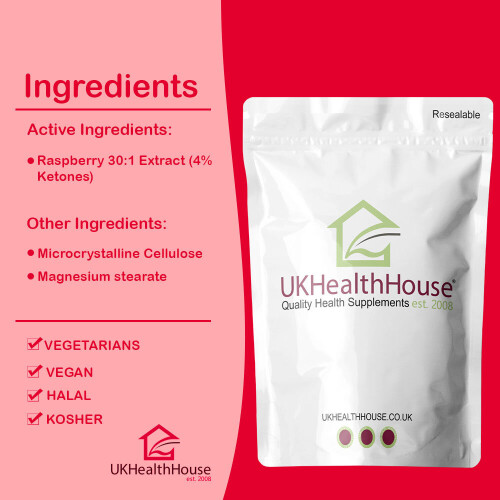 Raspberry Ketone Weight Loss Tabs 1000MG x 60 - VERY STRONG Slimming 2