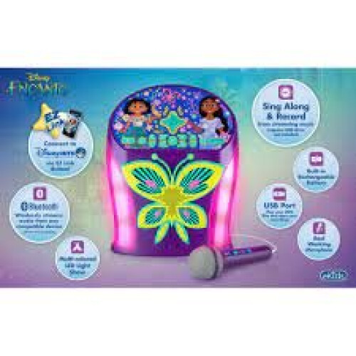 Disney Encanto Bluetooth Karaoke Machine with EZ Link Technology 1